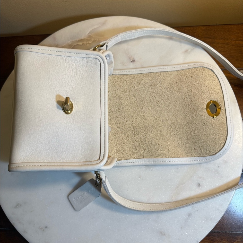 COACH vintage EMMIE white bag🔥9018 stunner - Picture 10 of 14